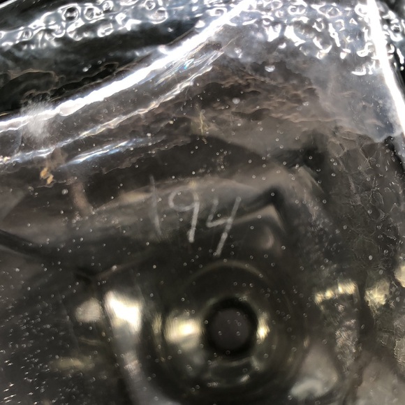 VINTAGE 60s Magnor Smoky Glass Norweigian Hand Blown  Decanter - Picture 5 of 9